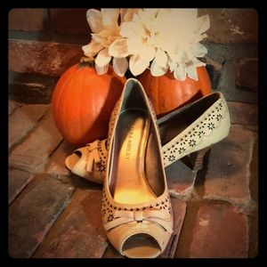 Peek Toe Patent Leather Heels